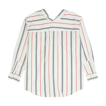 White Striped Button Down