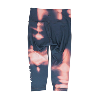 Black Abstract Active Leggings