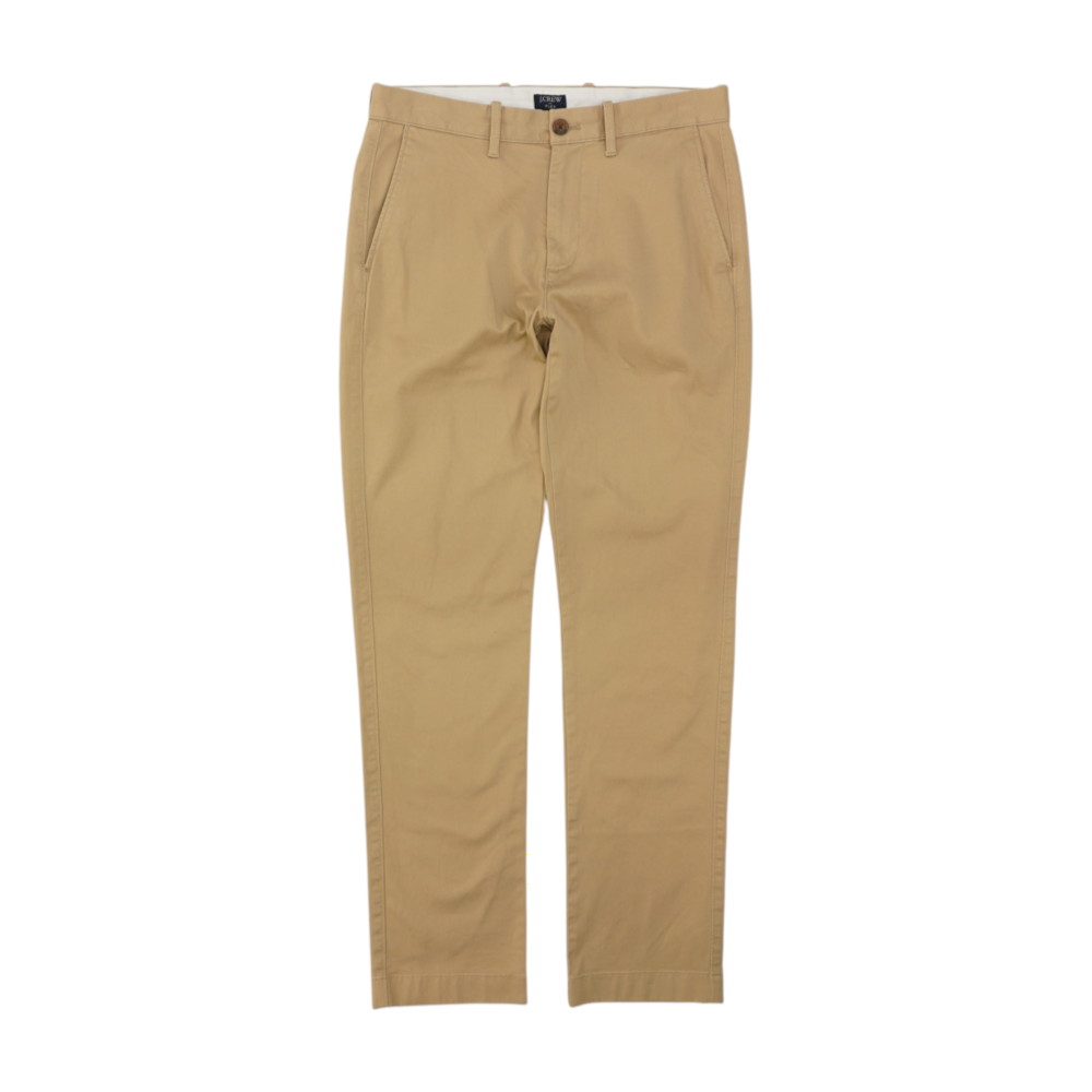 Khaki Straight Pants