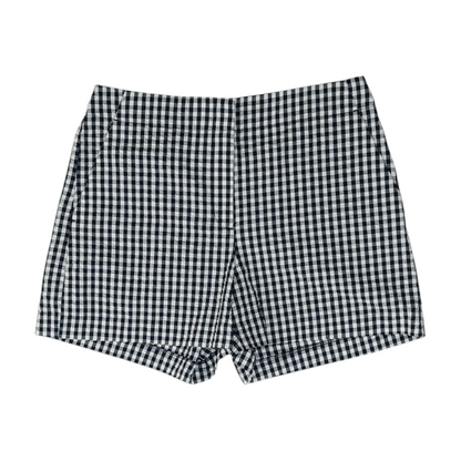 Navy Check Chino Shorts