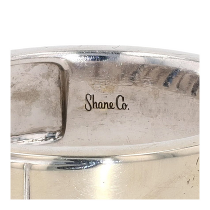 14K White Gold Diamond Band