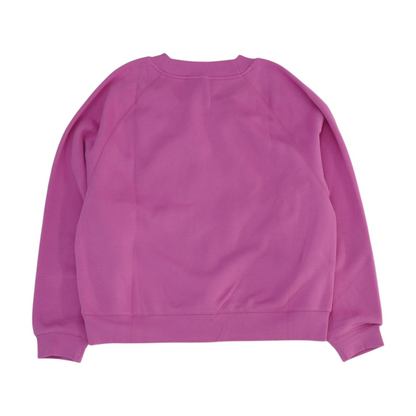 Pink Solid Sweatshirt Pullover