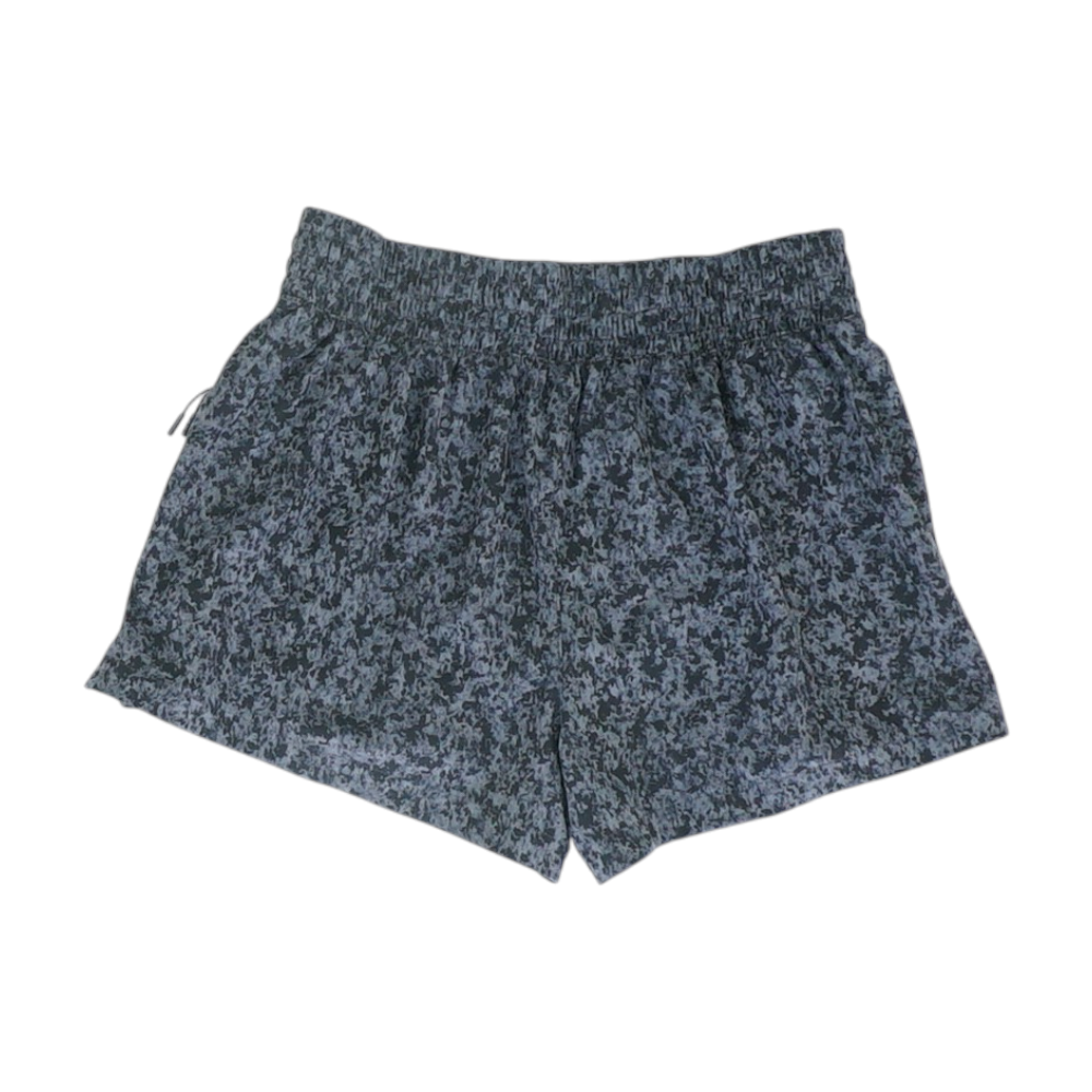 Gray Abstract Active Shorts