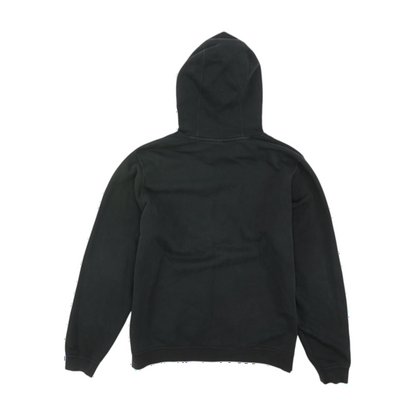 Black Solid Hoodie Pullover