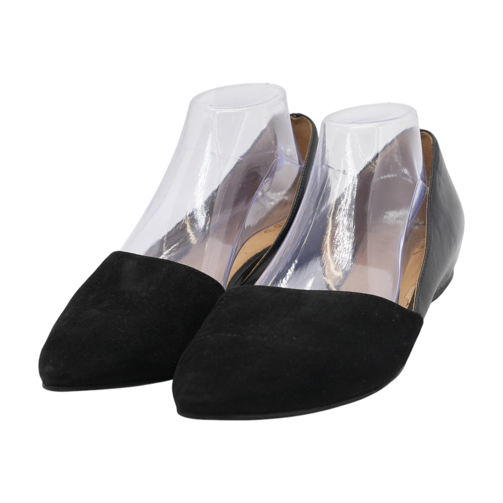 Black Slip-On Flats