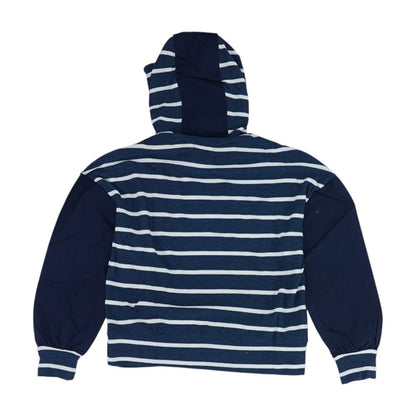 Navy Striped Blouse