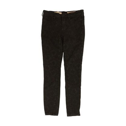 Black Solid Pants