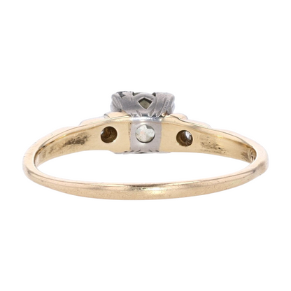 1/2 ct 14K Two-Tone Gold Diamond Engagement Ring