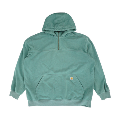 Green Tall Solid Hoodie Pullover