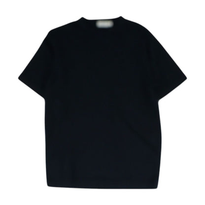 Black Crewneck Knit Top