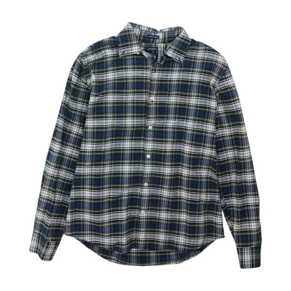 Multi Plaid Flannel Button Down