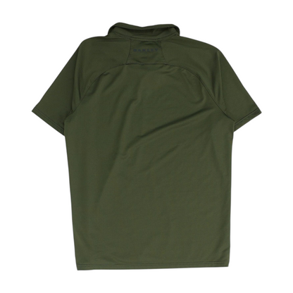Green Solid Short Sleeve Polo