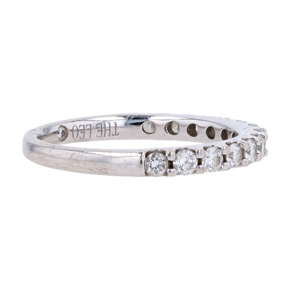 1/2 ctw 14K White Gold Diamond Band Ring