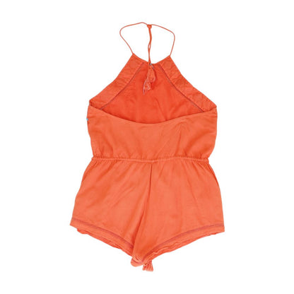 Pink Solid Romper