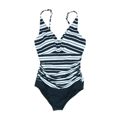 Black Striped One-Piece
