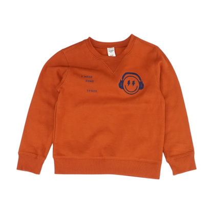 Orange Sweatshirt Pullover