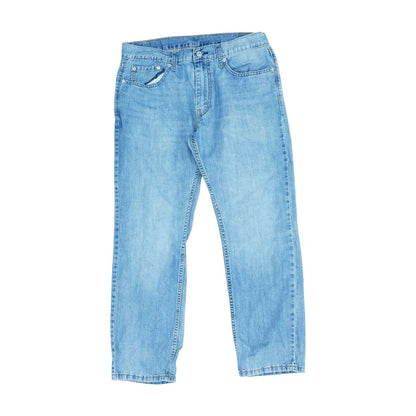 559 Blue Relaxed Straight Jeans