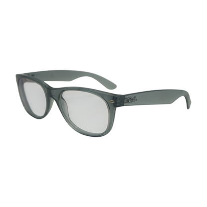 Gray New Wayfarer Oval Prescription Eyewear