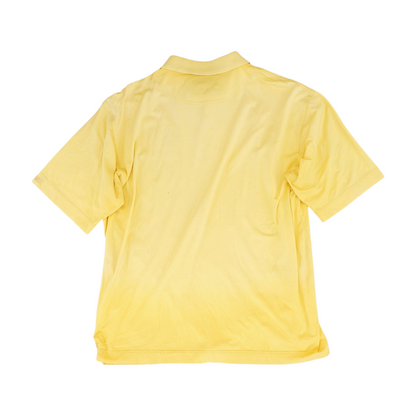Yellow Solid Short Sleeve Polo