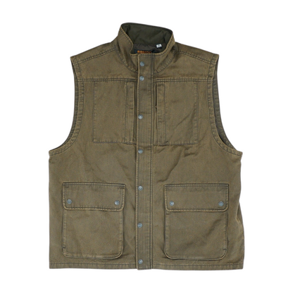 Brown Solid Vest