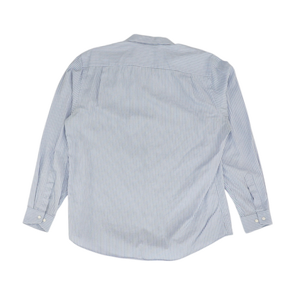 Blue Striped Long Sleeve Button Down