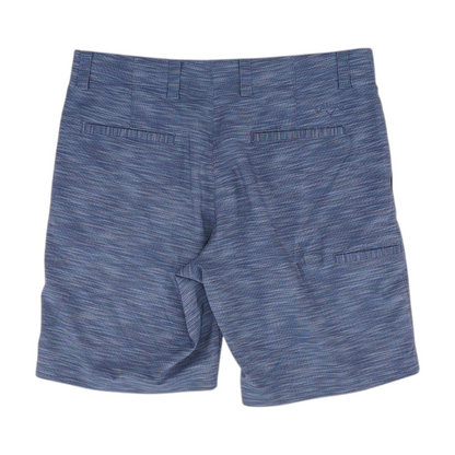 Blue Chevron Active Shorts