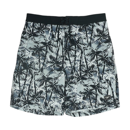 Gray Abstract Swim Bottom