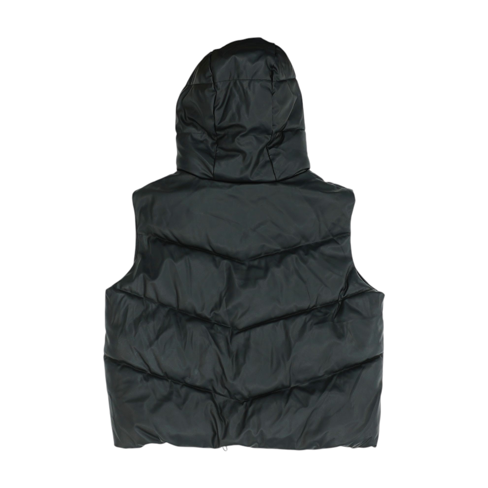 Black Solid Vest