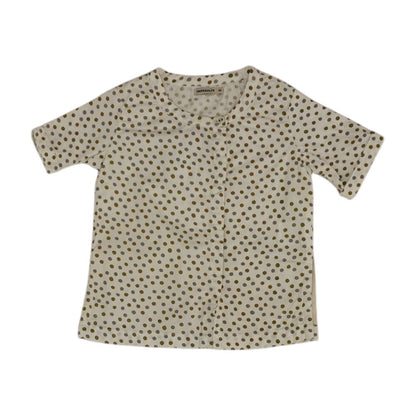 White Polka Dot Button Down