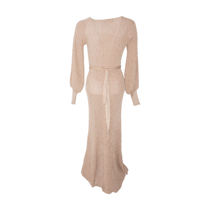 Tan Maxi Dress
