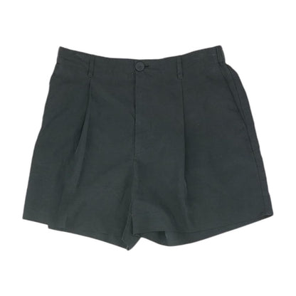 Black Solid Chino Shorts