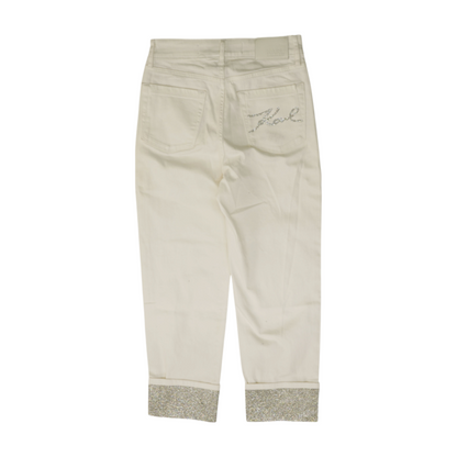 White Straight Jeans