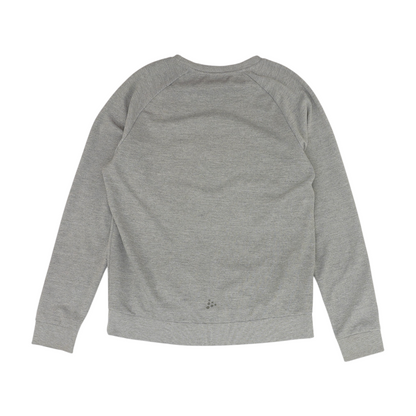 Gray Solid Sweatshirt Pullover