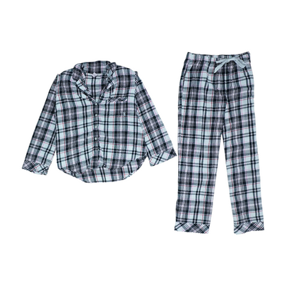Multi Plaid Pajama Set