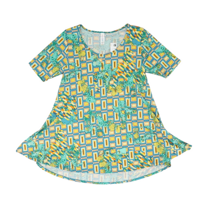 Multi Graphic Blouse