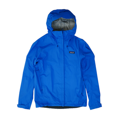 Blue Solid Rain Jacket