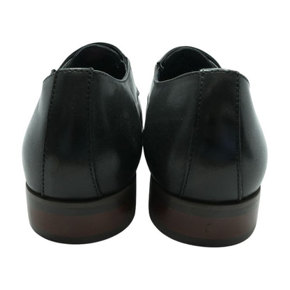 Black Leather Monk Strap Dress Shoes