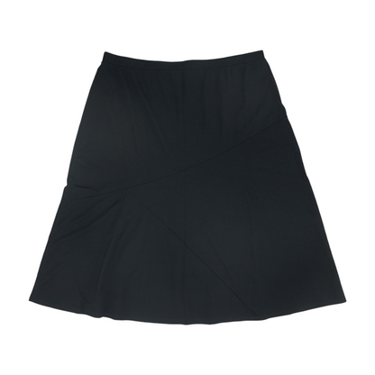 Black Plus Midi Skirt