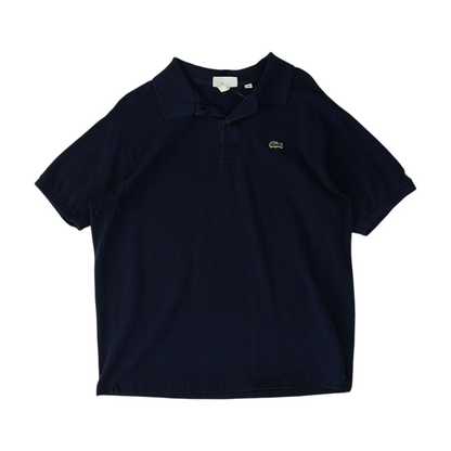 Navy Solid Short Sleeve Polo
