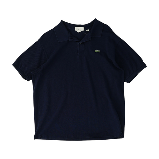 Navy Solid Short Sleeve Polo