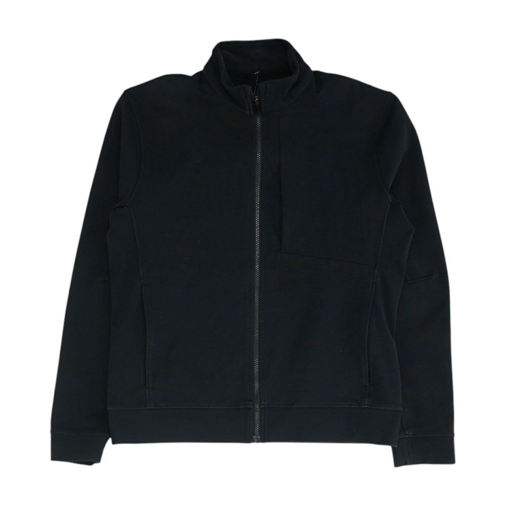 Black Solid Active Jacket