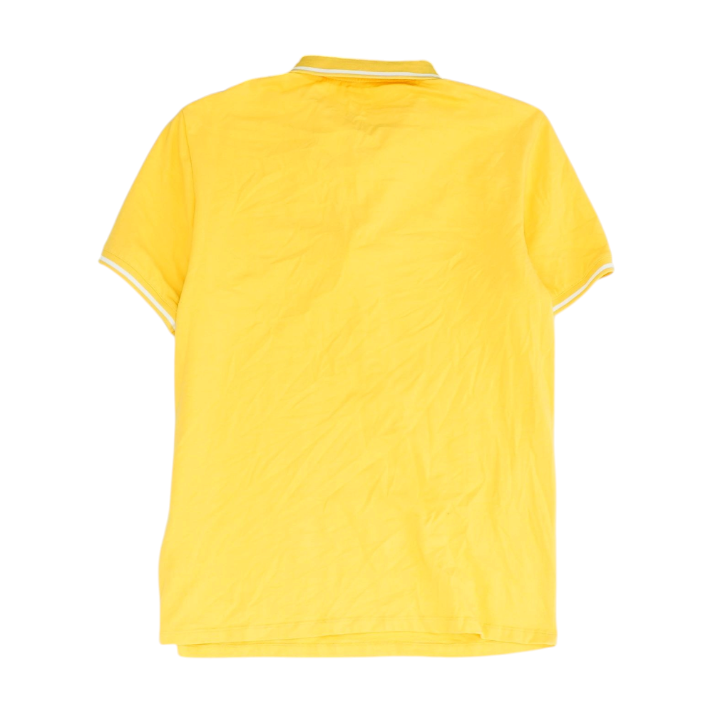 Yellow Solid Short Sleeve Polo