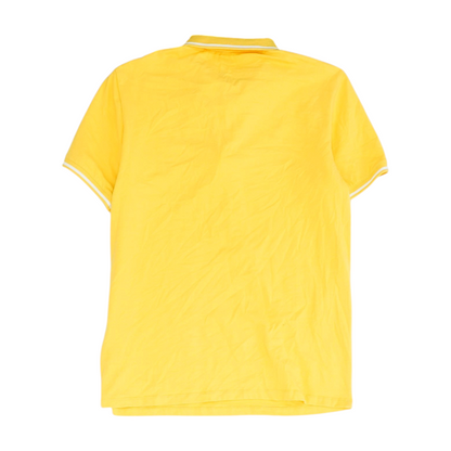 Yellow Solid Short Sleeve Polo
