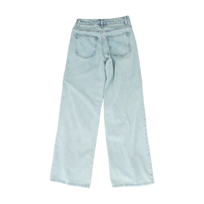 Blue Wide Leg Jeans