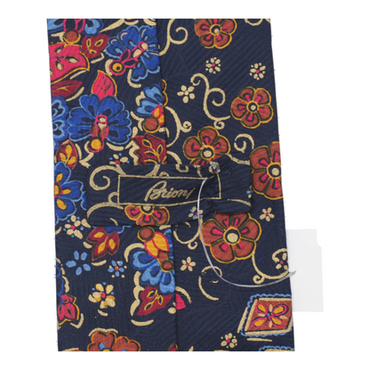 Navy Abstract Neck Tie