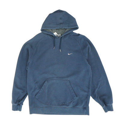 Navy Solid Hoodie Pullover