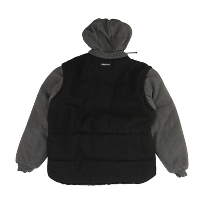 Black Color Block Jacket