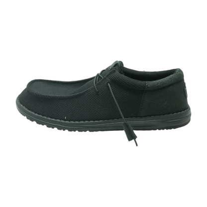 Black Slip-On Casual Shoes