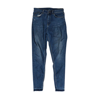 Blue High Rise Skinny Leg Jeans