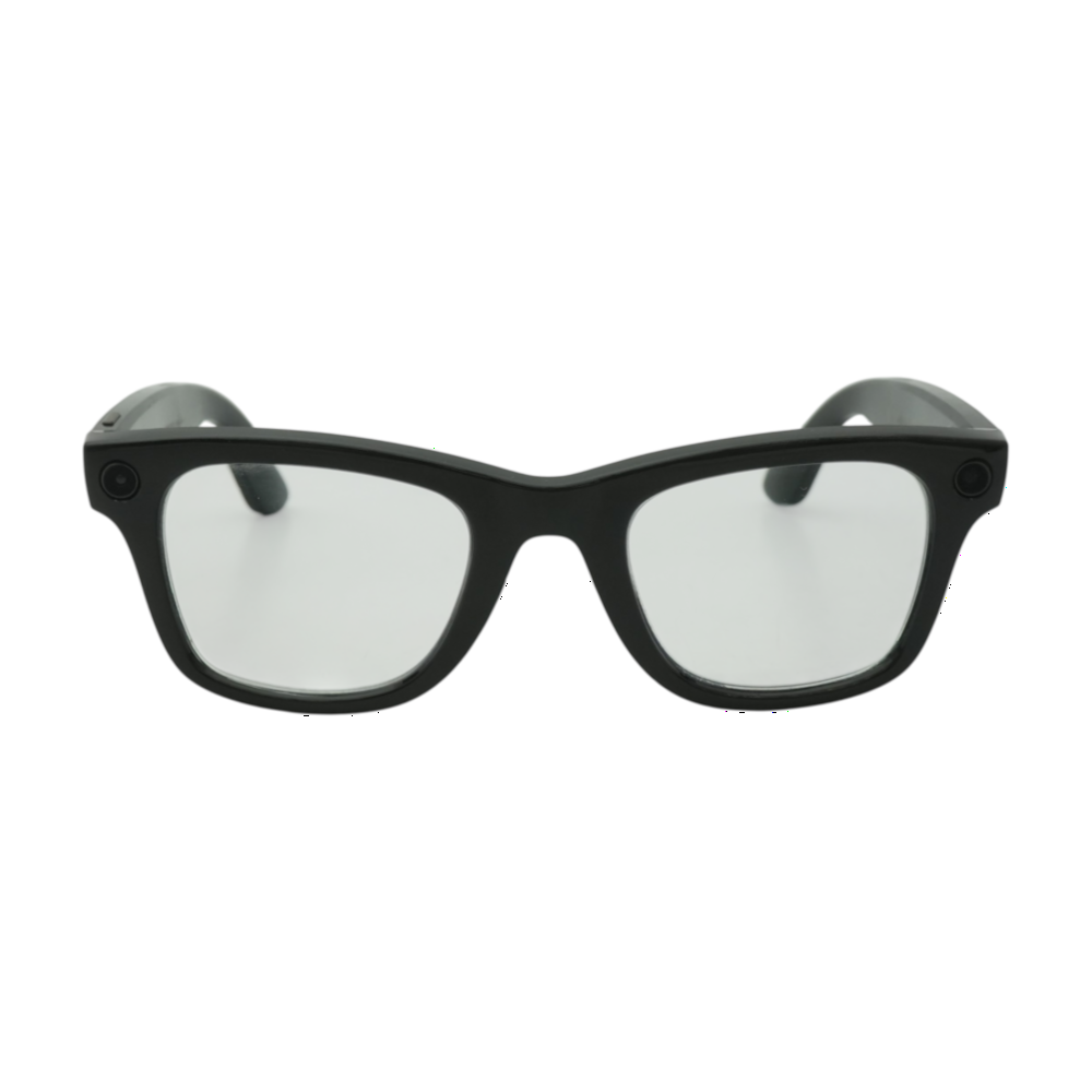 Black Wayfarer Smart Glasses
